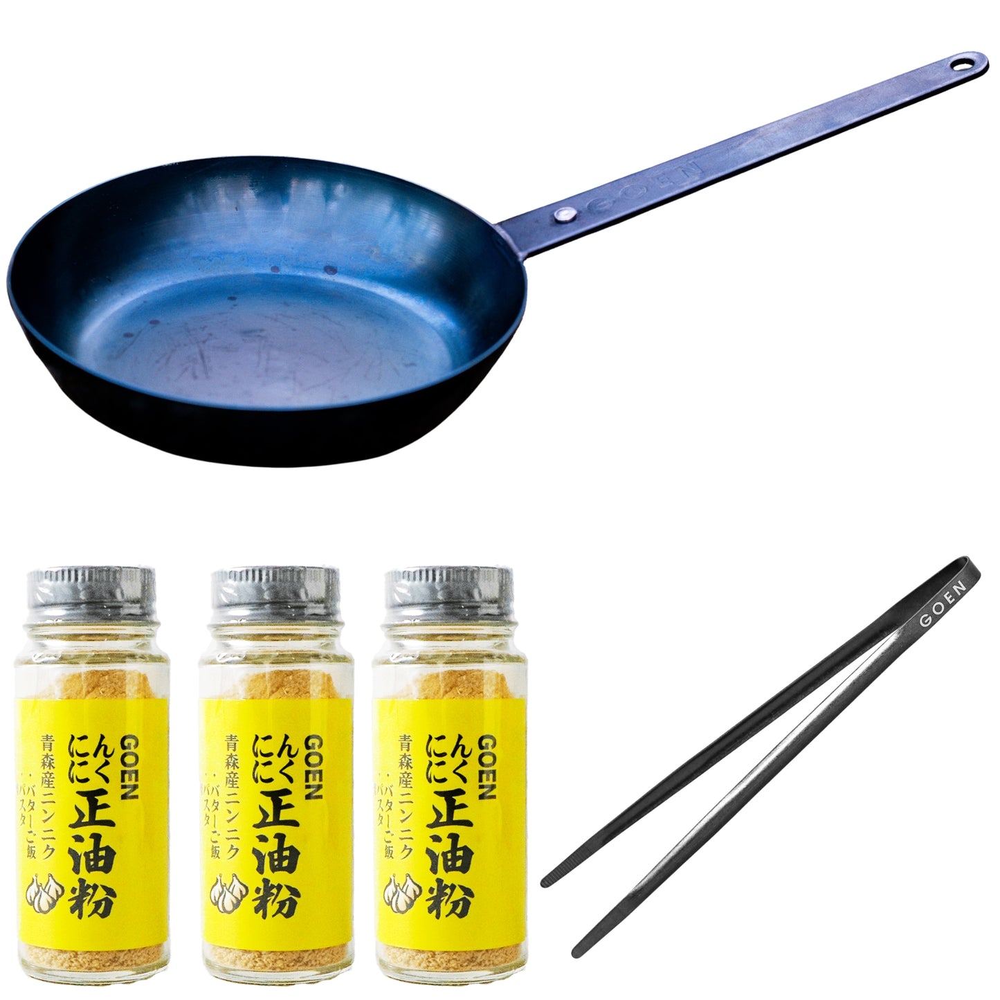 料理が楽しくなる ガーリック調味料＆フライパンセット